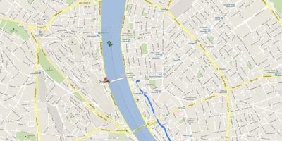 Mapa vaci ulici budimpešti