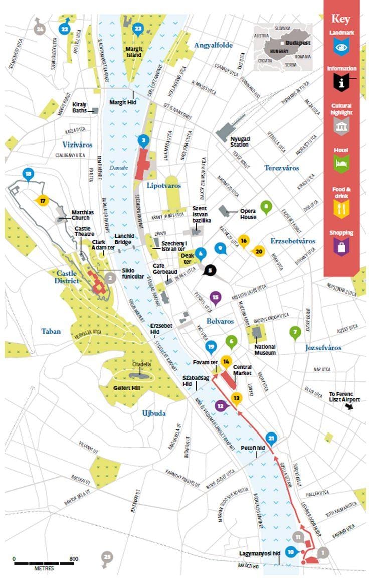 mapa uništiti pabova budimpešti