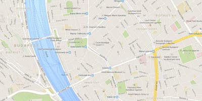 Mapa budimpešti dizajn