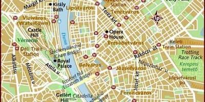 Grad mapu budimpešti mađarske