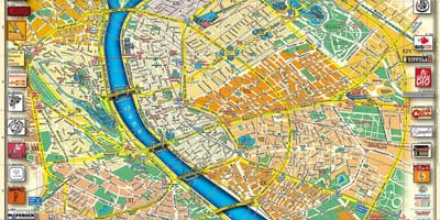 Mapa budimpešti gradski park