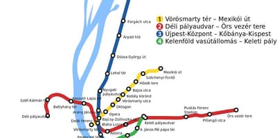 Mapa budimpešti keleti