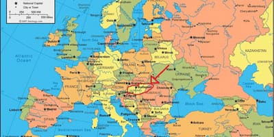Budimpešti lokaciju mapu