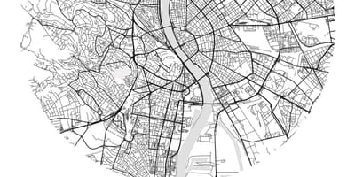 Mapa budimpešti umjetnost