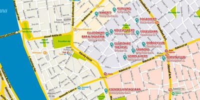 Mapa uništiti rešetaka budimpešti