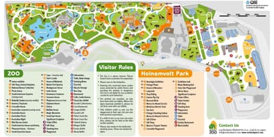 Mapa zoo-u budimpešti