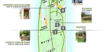 Mapa margaret ostrvo budimpešti
